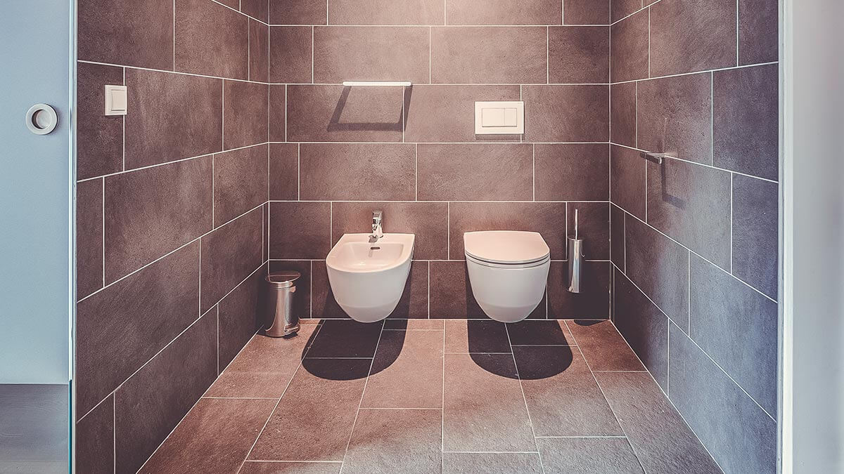 Badezimmer der ChaletSuite Uphill